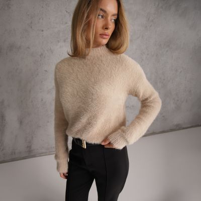 Sweter damski casualowy Renee ze sklepu: renee.pl w kategorii: Swetry damskie - zdjęcie 6BEED23A-9DF-769_410478