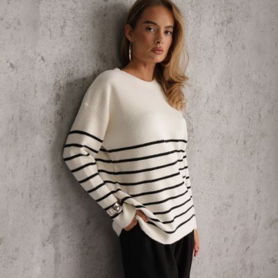 Sweter damski casualowy Renee ze sklepu: renee.pl w kategorii: Swetry damskie - zdjęcie 6BEED23A-9DF-769_410494
