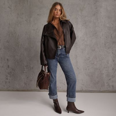Jeansy damskie casual Renee ze sklepu: renee.pl w kategorii: Jeansy damskie - zdjęcie 6BEED23A-9DF-769_410894