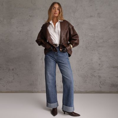 Jeansy damskie wiosenne Renee ze sklepu: renee.pl w kategorii: Jeansy damskie - zdjęcie 6BEED23A-9DF-769_410896