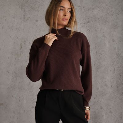 Sweter damski na zimę casualowy Renee ze sklepu: renee.pl w kategorii: Swetry damskie - zdjęcie 6BEED23A-9DF-769_411072