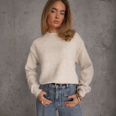 Sweter damski casual zimowy Renee ze sklepu: renee.pl w kategorii: Swetry damskie - zdjęcie 6BEED23A-9DF-769_411253