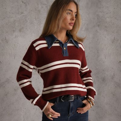 Sweter damski casual Renee ze sklepu: renee.pl w kategorii: Swetry damskie - zdjęcie 6BEED23A-9DF-769_411415
