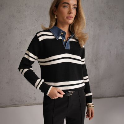 Renee - Sweter damski casual ze sklepu: renee.pl w kategorii: Swetry damskie - zdjęcie 6BEED23A-9DF-769_411418
