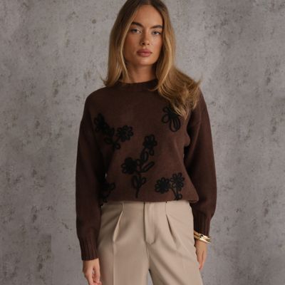 Sweter damski na zimę Renee ze sklepu: renee.pl w kategorii: Swetry damskie - zdjęcie 6BEED23A-9DF-769_411431