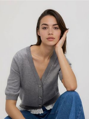 Sweter damski zimowy casual Reserved ze sklepu: Reserved w kategorii: Swetry damskie - zdjęcie 74CCA4C-3C1-6972_007JI