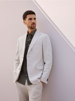 Marynarka męska na wiosnę elegancka Reserved ze sklepu: Reserved w kategorii: Marynarki męskie - zdjęcie 74CCA4C-3C1-6972_027IZ
