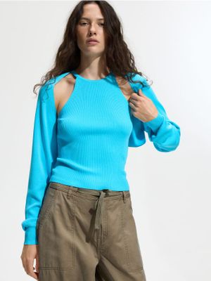 Sweter damski casual na zimę Reserved ze sklepu: Reserved w kategorii: Swetry damskie - zdjęcie 74CCA4C-3C1-6972_037MR
