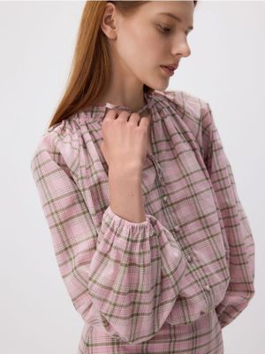 Bluzka damska casual Reserved ze sklepu: Reserved w kategorii: Bluzki damskie - zdjęcie 74CCA4C-3C1-6972_084IT