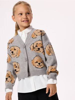 Sweter dziewczęcy jesienny Reserved ze sklepu: Reserved w kategorii: Swetry dziewczęce - zdjęcie 74CCA4C-3C1-6972_086KH