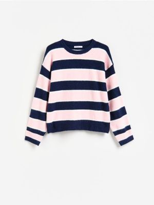 Sweter damski casual zimowy Reserved ze sklepu: Reserved w kategorii: Swetry damskie - zdjęcie 74CCA4C-3C1-6972_089MM
