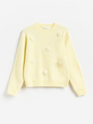 Sweter dziewczęcy na jesień Reserved ze sklepu: Reserved w kategorii: Swetry dziewczęce - zdjęcie 74CCA4C-3C1-6972_100KH