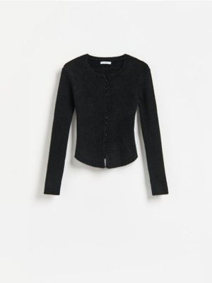 Sweter damski Reserved ze sklepu: Reserved w kategorii: Swetry damskie - zdjęcie 74CCA4C-3C1-6972_101MA