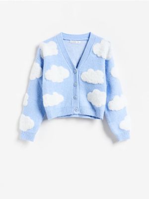 Sweter dziewczęcy jesienny Reserved ze sklepu: Reserved w kategorii: Swetry dziewczęce - zdjęcie 74CCA4C-3C1-6972_104KH