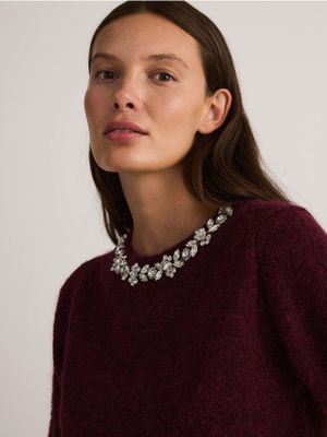 Sweter damski casualowy na zimę Reserved ze sklepu: Reserved w kategorii: Swetry damskie - zdjęcie 74CCA4C-3C1-6972_110CZ