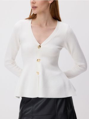 Sweter damski casualowy Reserved ze sklepu: Reserved w kategorii: Swetry damskie - zdjęcie 74CCA4C-3C1-6972_113GS