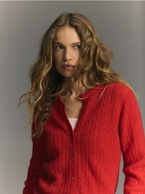Sweter damski casual na zimę Reserved ze sklepu: Reserved w kategorii: Swetry damskie - zdjęcie 74CCA4C-3C1-6972_113IT