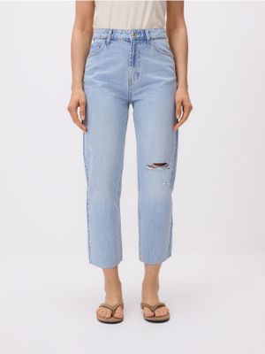 Jeansy damskie casual Reserved ze sklepu: Reserved w kategorii: Jeansy damskie - zdjęcie 74CCA4C-3C1-6972_113IX