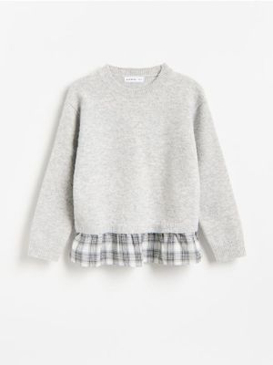 Sweter dziewczęcy jesienny Reserved ze sklepu: Reserved w kategorii: Swetry dziewczęce - zdjęcie 74CCA4C-3C1-6972_116KH