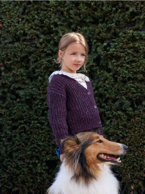 Sweter dziewczęcy jesienny Reserved ze sklepu: Reserved w kategorii: Swetry dziewczęce - zdjęcie 74CCA4C-3C1-6972_123KH