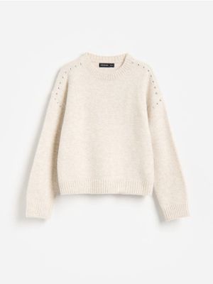 Sweter dziewczęcy jesienny Reserved ze sklepu: Reserved w kategorii: Swetry dziewczęce - zdjęcie 74CCA4C-3C1-6972_128KH