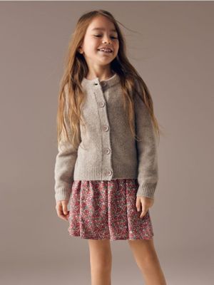 Sweter dziewczęcy jesienny Reserved ze sklepu: Reserved w kategorii: Swetry dziewczęce - zdjęcie 74CCA4C-3C1-6972_130KH
