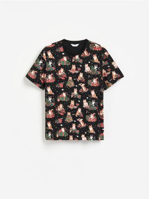 T-shirt męski w stylu młodzieżowym Reserved ze sklepu: Reserved w kategorii: T-shirty męskie