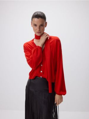 Sweter damski casualowy Reserved ze sklepu: Reserved w kategorii: Swetry damskie - zdjęcie 74CCA4C-3C1-6972_139JP