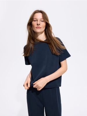 Bluzka damska casual Reserved ze sklepu: Reserved w kategorii: Bluzki damskie - zdjęcie 74CCA4C-3C1-6972_140KF