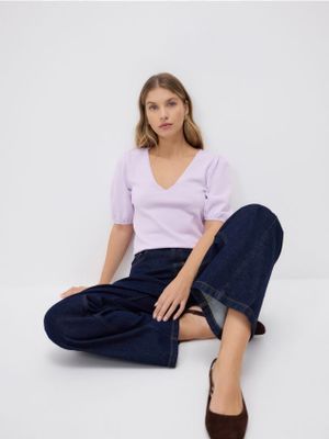 Bluzka damska casual Reserved ze sklepu: Reserved w kategorii: Bluzki damskie - zdjęcie 74CCA4C-3C1-6972_141JA