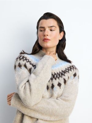 Sweter damski na zimę Reserved ze sklepu: Reserved w kategorii: Swetry damskie