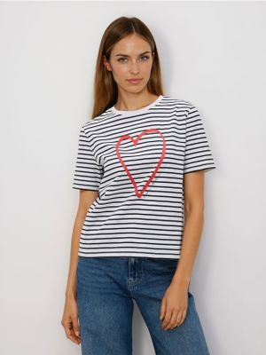Bluzka damska w stylu młodzieżowym na wiosnę Reserved ze sklepu: Reserved w kategorii: Bluzki damskie - zdjęcie 74CCA4C-3C1-6972_152HT