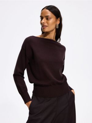 Sweter damski casualowy zimowy Reserved ze sklepu: Reserved w kategorii: Swetry damskie - zdjęcie 74CCA4C-3C1-6972_154JX