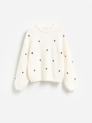 Sweter damski casualowy Reserved ze sklepu: Reserved w kategorii: Swetry damskie