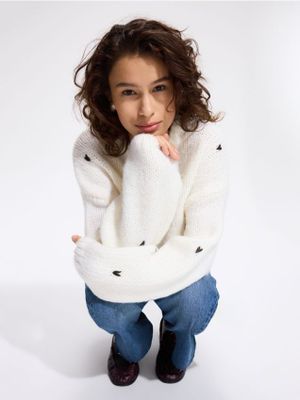 Sweter damski casualowy Reserved ze sklepu: Reserved w kategorii: Swetry damskie