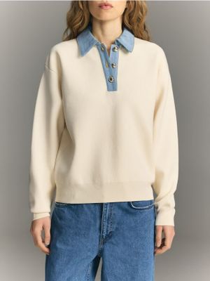 Sweter damski Reserved ze sklepu: Reserved w kategorii: Swetry damskie - zdjęcie 74CCA4C-3C1-6972_162IT