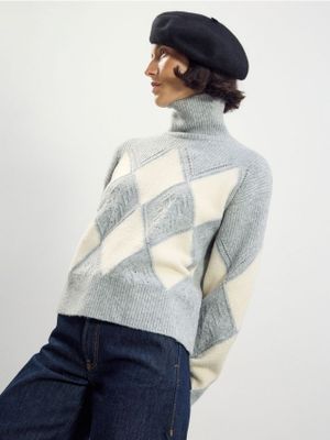 Sweter damski zimowy Reserved ze sklepu: Reserved w kategorii: Swetry damskie - zdjęcie 74CCA4C-3C1-6972_167JX