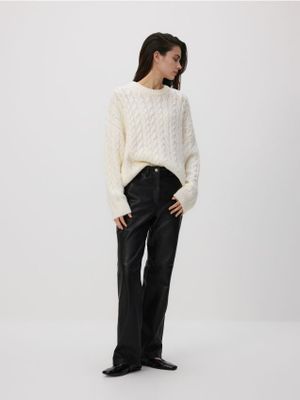 Reserved - Sweter damski casual ze sklepu: Reserved w kategorii: Swetry damskie - zdjęcie 74CCA4C-3C1-6972_168GS