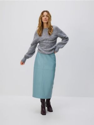 Sweter damski casual Reserved ze sklepu: Reserved w kategorii: Swetry damskie - zdjęcie 74CCA4C-3C1-6972_171GS