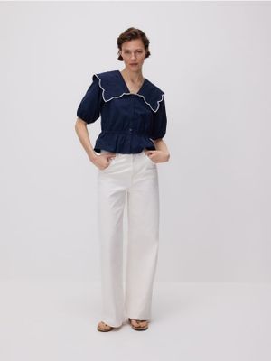 Jeansy damskie w miejskim stylu casual Reserved ze sklepu: Reserved w kategorii: Jeansy damskie - zdjęcie 74CCA4C-3C1-6972_176IT