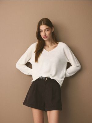 Sweter damski casual Reserved ze sklepu: Reserved w kategorii: Swetry damskie - zdjęcie 74CCA4C-3C1-6972_178IT