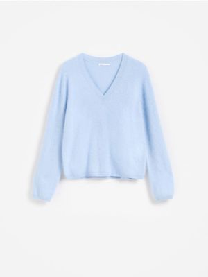 Sweter damski casual Reserved ze sklepu: Reserved w kategorii: Swetry damskie - zdjęcie 74CCA4C-3C1-6972_190KM
