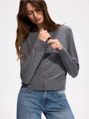 Sweter damski casual Reserved ze sklepu: Reserved w kategorii: Swetry damskie - zdjęcie 74CCA4C-3C1-6972_211KM