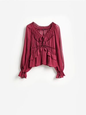 Bluzka damska w stylu boho Reserved ze sklepu: Reserved w kategorii: Bluzki damskie - zdjęcie 74CCA4C-3C1-6972_217MD