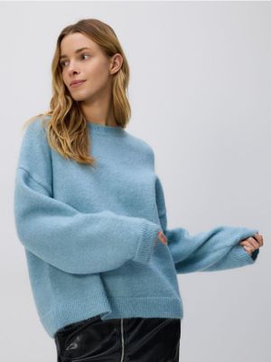 Sweter damski casual Reserved ze sklepu: Reserved w kategorii: Swetry damskie - zdjęcie 74CCA4C-3C1-6972_222HI