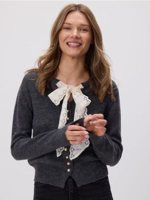 Sweter damski casualowy Reserved ze sklepu: Reserved w kategorii: Swetry damskie - zdjęcie 74CCA4C-3C1-6972_224HI