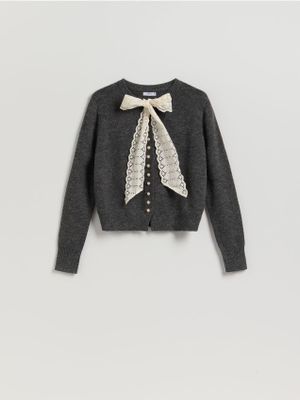 Sweter damski casualowy Reserved ze sklepu: Reserved w kategorii: Swetry damskie - zdjęcie 74CCA4C-3C1-6972_224HI