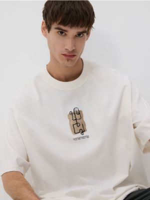 T-shirt męski w stylu młodzieżowym Reserved ze sklepu: Reserved w kategorii: T-shirty męskie - zdjęcie 74CCA4C-3C1-6972_234JA