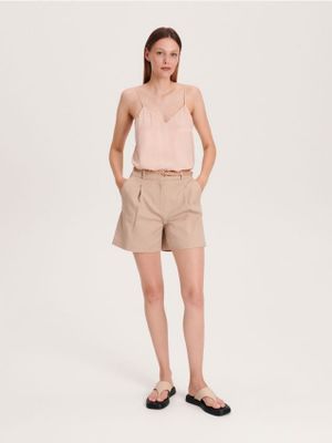 Szorty letnie casual Reserved ze sklepu: Reserved w kategorii: Szorty - zdjęcie 74CCA4C-3C1-6972_2408T
