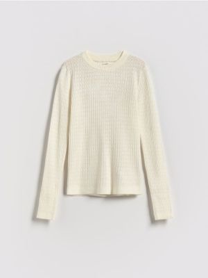 Sweter dziewczęcy jesienny Reserved ze sklepu: Reserved w kategorii: Swetry dziewczęce - zdjęcie 74CCA4C-3C1-6972_253DB